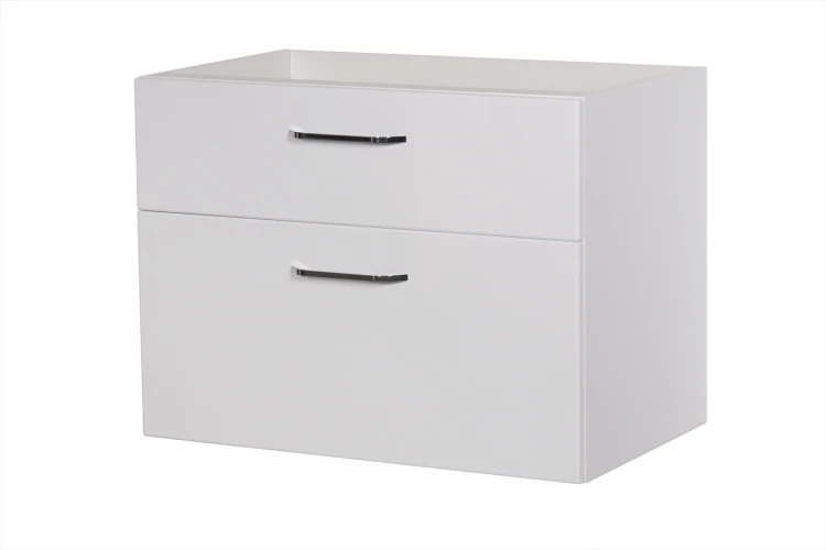Biała modułowa szafka łazienkowa 80 cm seria Setto Modulo