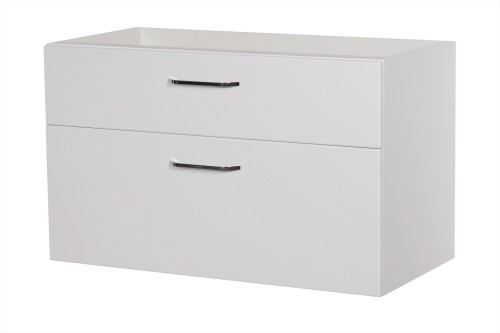 Modułowa, biała szafka łazienkowa 100 cm