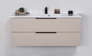 Szafka łazienkowa macadamia 120cm SYDNEY SMOOTH z umywalką