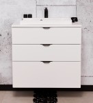 Szafka łazienkowa 80cm w białym matowym kolorze