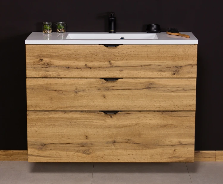 Zestaw Victa 100 cm w kolorze dąb naturalny