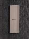 Wysoki wiszący regał łazienkowy 40x143 cm kolor beżowy