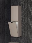 Wysoki wiszący regał z koszem cargo 40x143 cm