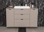 Elegancka szafka łazienkowa kolor beżowy szerokość 120 cm