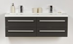 Szafka FKS-S-U120/39/4 + umywalka Clever-1200D FALA
