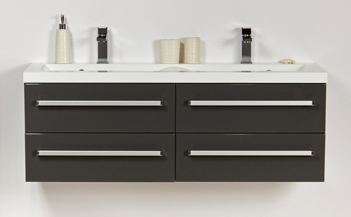 Szafka FKS-S-U120/39/4 + umywalka Clever-1200D FALA