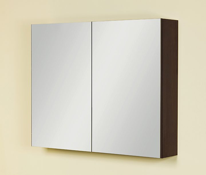 Szafka łazienkowa z lustrem i półkami 80x65 cm seria Fokus