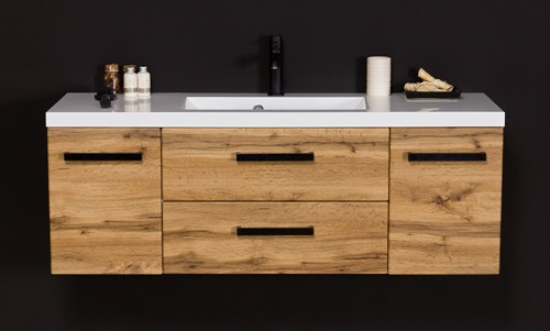Szafka łazienkowa dąb naturalny 120 cm Fokus New Loft