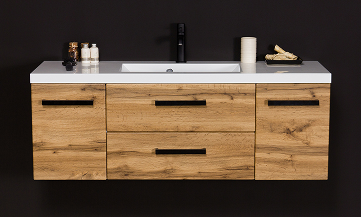 Szafka łazienkowa dąb naturalny 120 cm Fokus New Loft