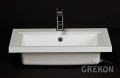 Biała głęboka umywalka MEWA-610C