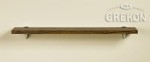 Elegancka półka do łazienki w kolorze antyczne drewno 70 cm