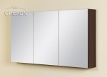 Szafka łazienkowa z lustrem wenge mat 120x65cm FOKUS