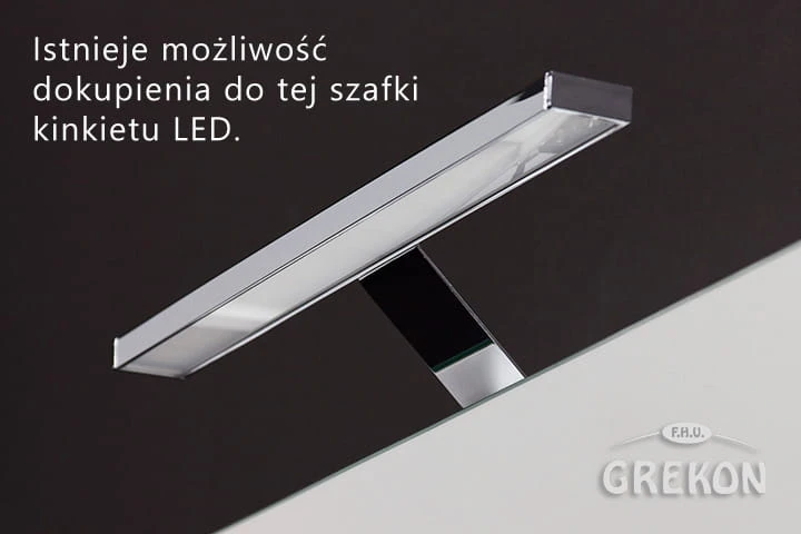Kinkiet LED opcjonalny.