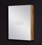 Szafka łazienkowa z lustrem dąb naturalny 60x80cm FOKUS NEW