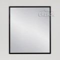 Lustro ALUC-70/80 w czarnej ramie aluminiowej