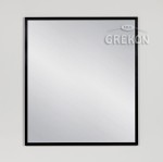 Lustro ALUC-70/80 w czarnej ramie aluminiowej