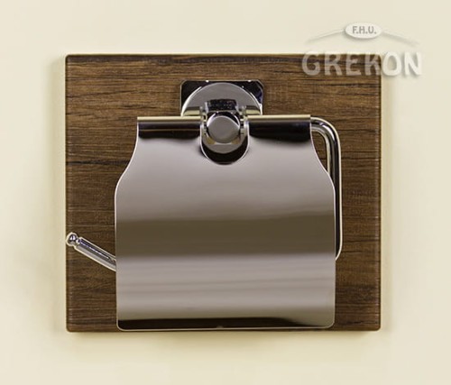 Uchwyt na papier kolor antyczne drewno