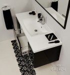 Szafka DMD-C-U120/48C + umywalka LUCY-1200C