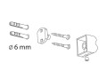 Futura Black szczotka WC z uchwytem 02958 - schemat