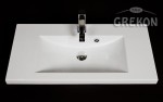Umywalka dolomitowa Clever-800 biała