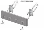 ARKTIC - wieszak 4-hakowy 01464 - schemat