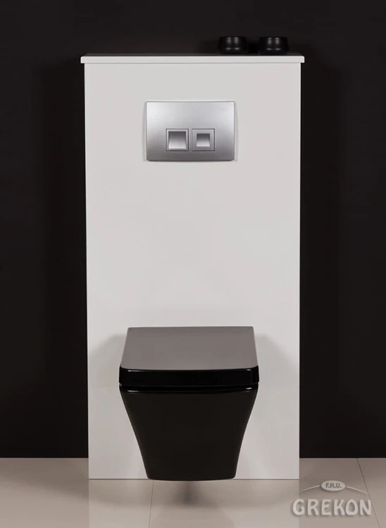 Zabudowa stelaża wc biała Fokus New