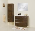 Komplet ekskluzywnych mebli łazienkowych antyczne drewno seria Fokus
