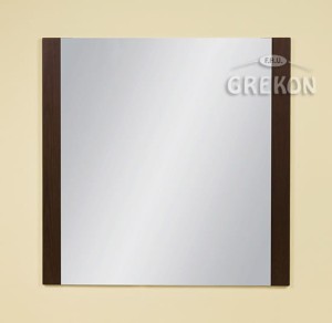 Lustro łazienkowe wenge mat 80x80cm FOKUS