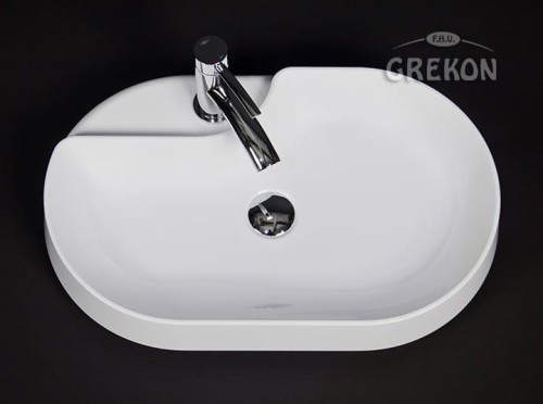 Umywalka ceramiczna ROUND-600C