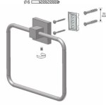 ARKTIC - wieszak owalny 01471 - schemat