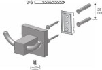 ARKTIC - wieszaczek podwójny 01463 - schemat