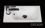 Umywalka dolomitowa FLAT-500L/P