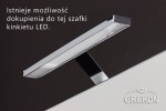 Kinkiet LED opcjonalny.