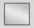 Lustro ALUC-90/80 w czarnej ramie aluminiowej