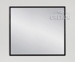 Lustro ALUC-90/80 w czarnej ramie aluminiowej