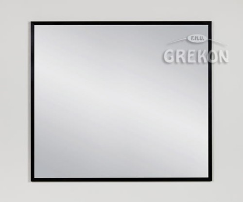 Lustro ALUC-90/80 w czarnej ramie aluminiowej
