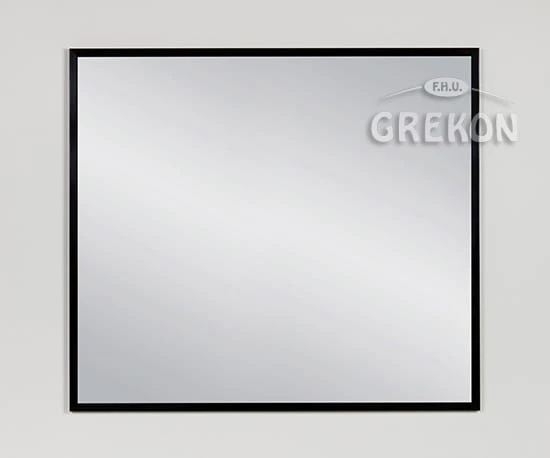 Lustro ALUC-90/80 w czarnej ramie aluminiowej