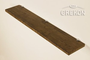 Półka łazienkowa antyczne drewno 80cm FOKUS