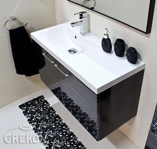 Szafka pod umywalkę KF-240/2, umywalka Clever-900L